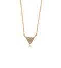 Diamond Triangle Necklace