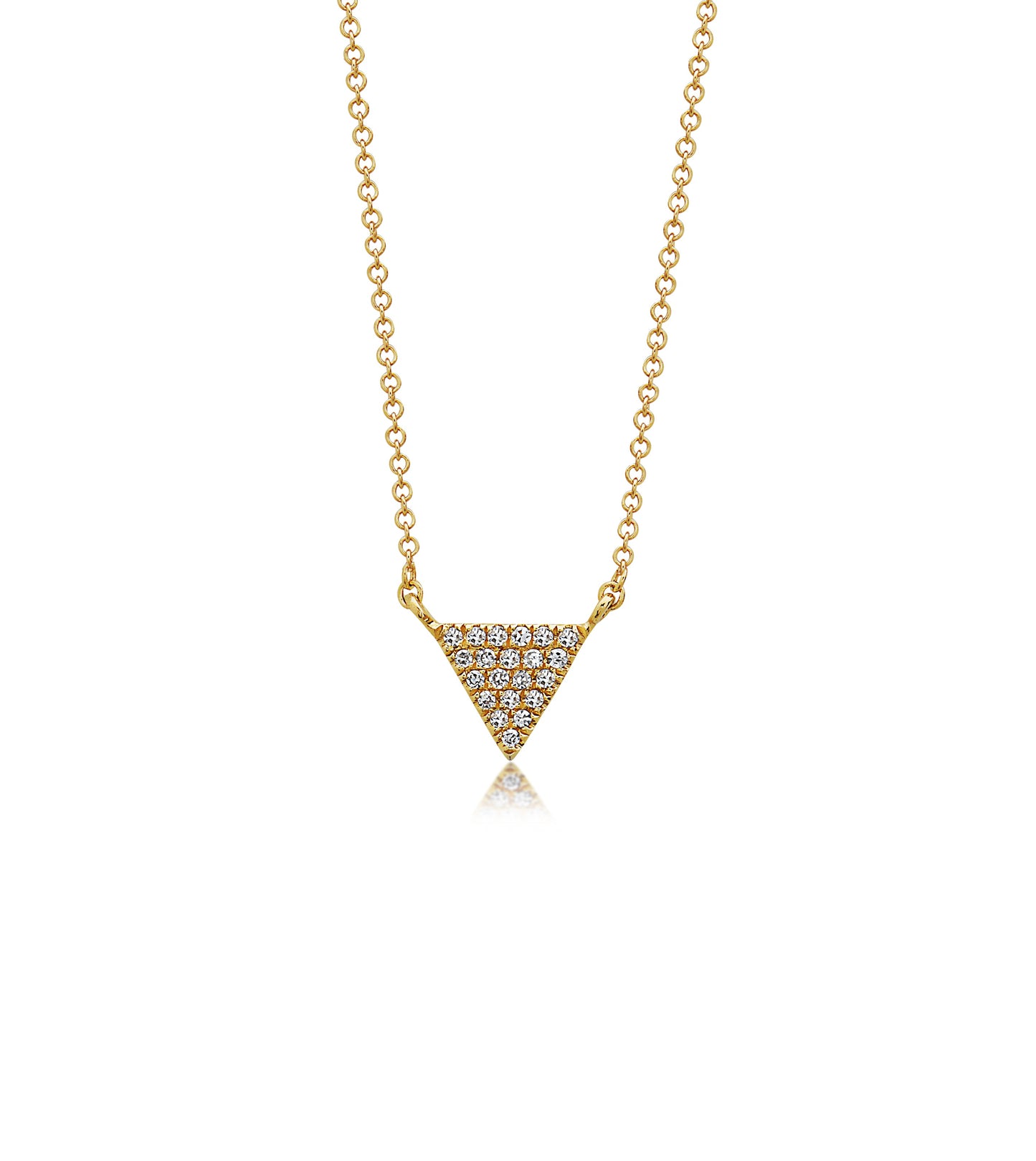 Diamond Triangle Necklace
