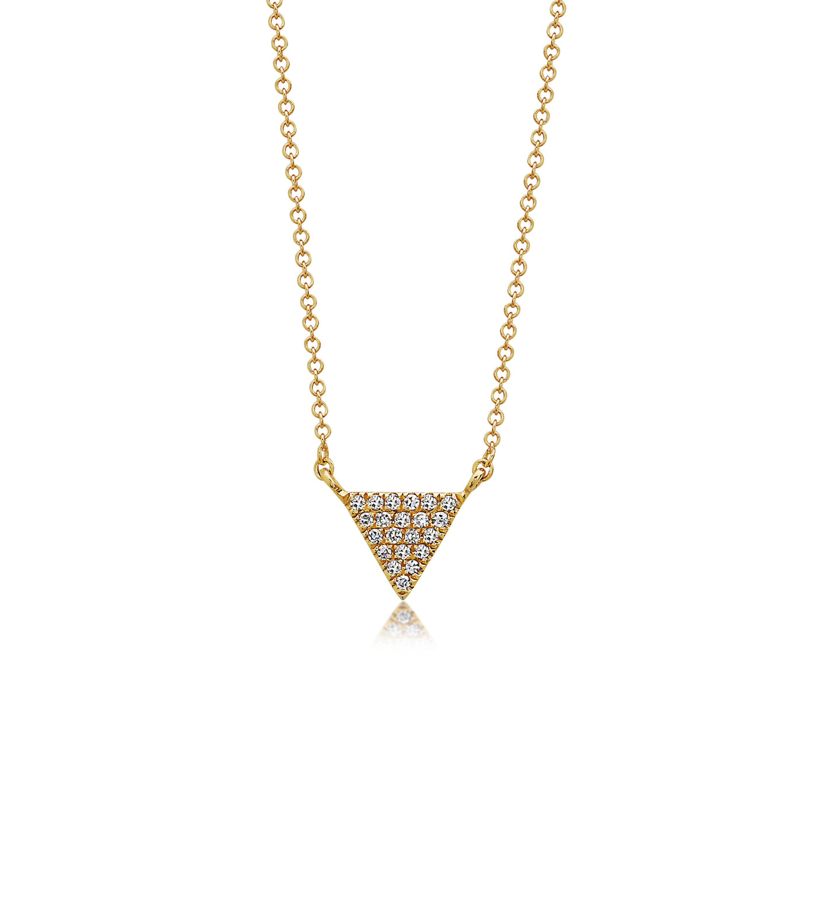 Diamond Triangle Necklace