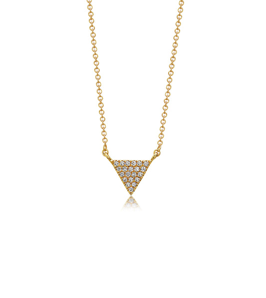 Diamond Triangle Necklace
