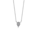 Diamond Pear Necklace