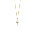 Diamond Lightning Bolt Necklace