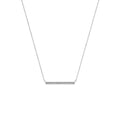 Diamond Long Bar Necklace