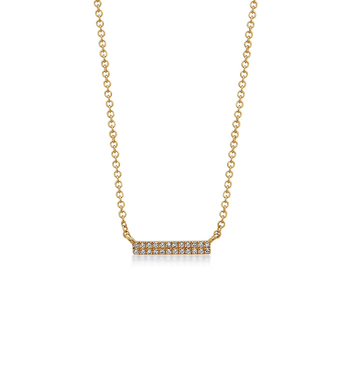 Diamond Bar Necklace