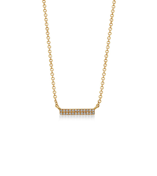 Diamond Bar Necklace