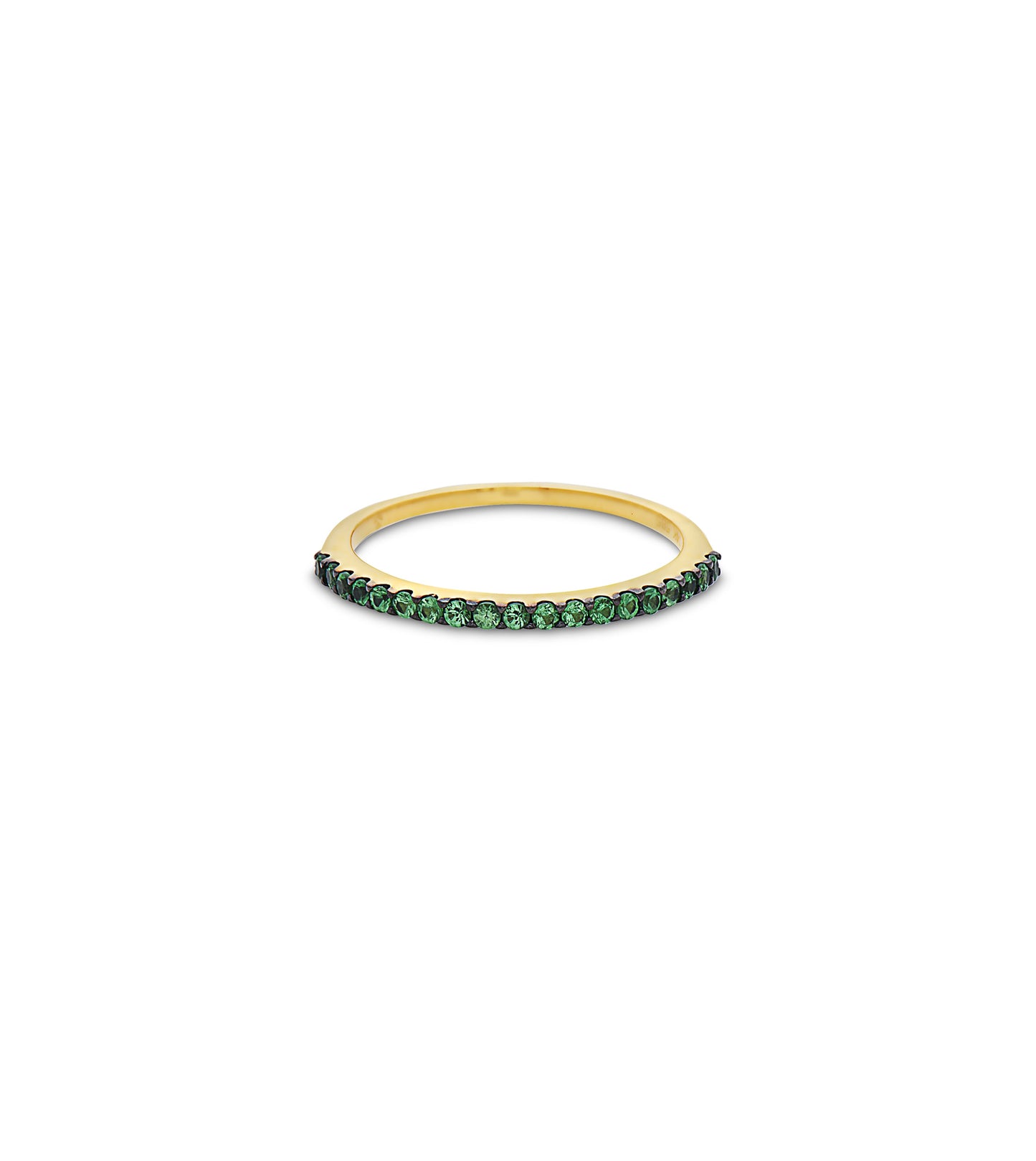 Tsavorite Stackable Band