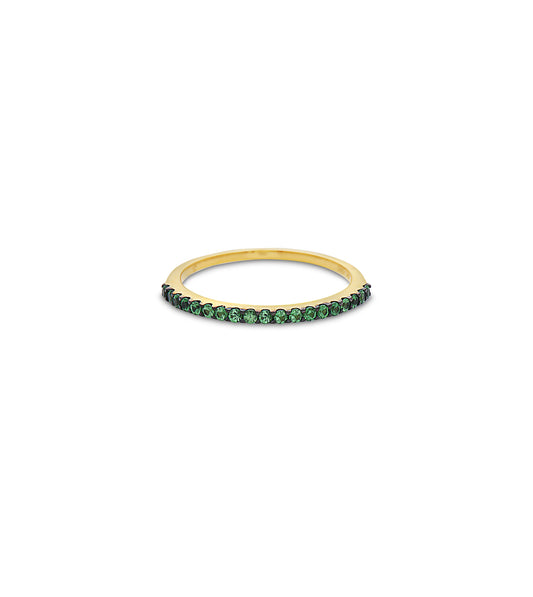 Tsavorite Stackable Band