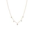 Diamond Mix Shape Dangle Necklace