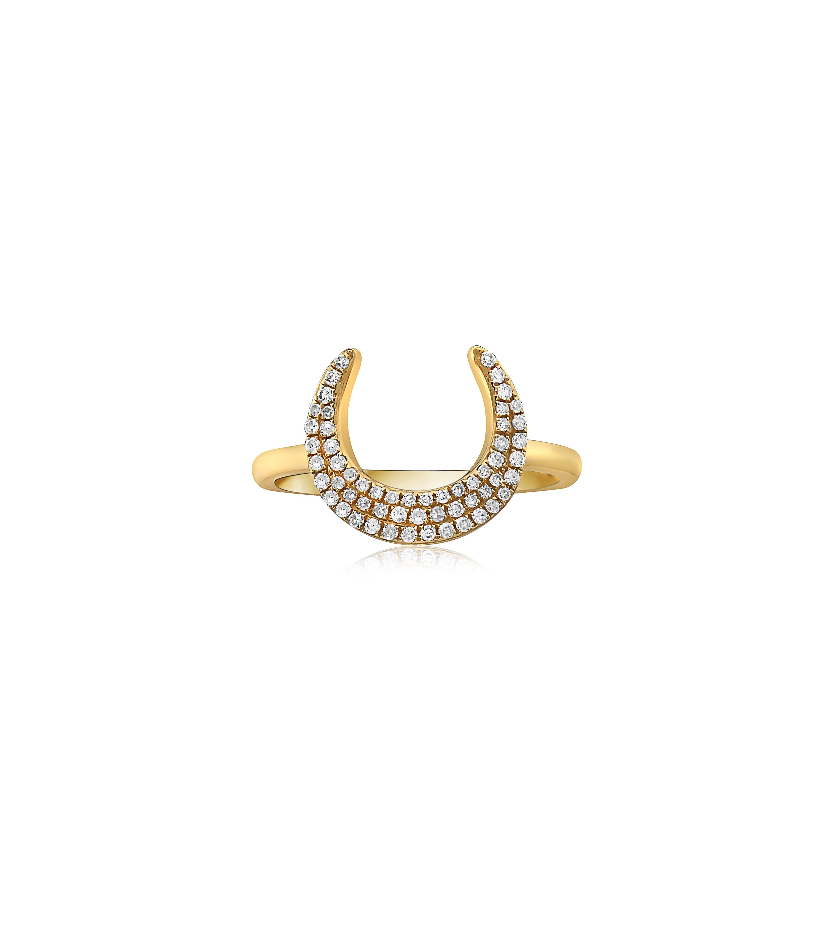 Diamond Horn Ring