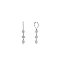 Diamond Charm Drop Earring