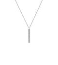 Diamond Vertical Bar Necklace