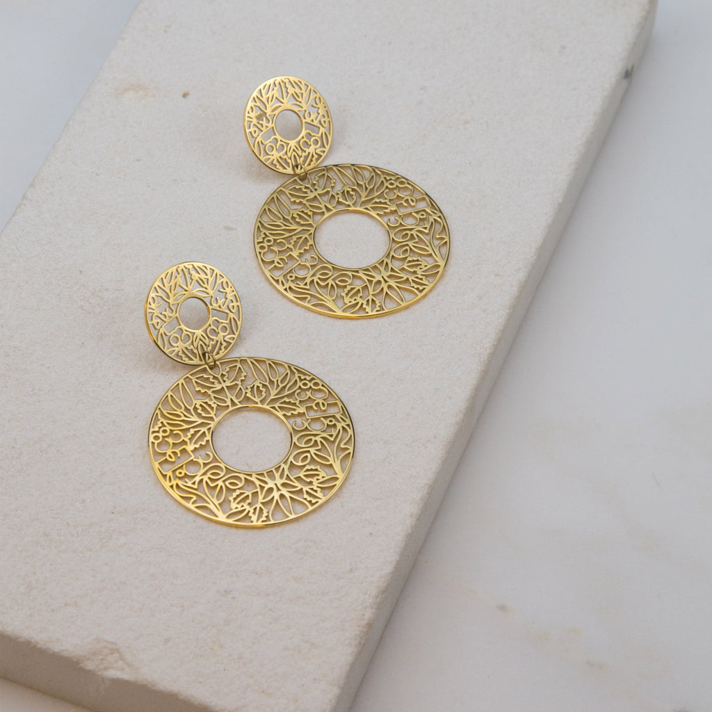 I Am Brave Drop Earrings
