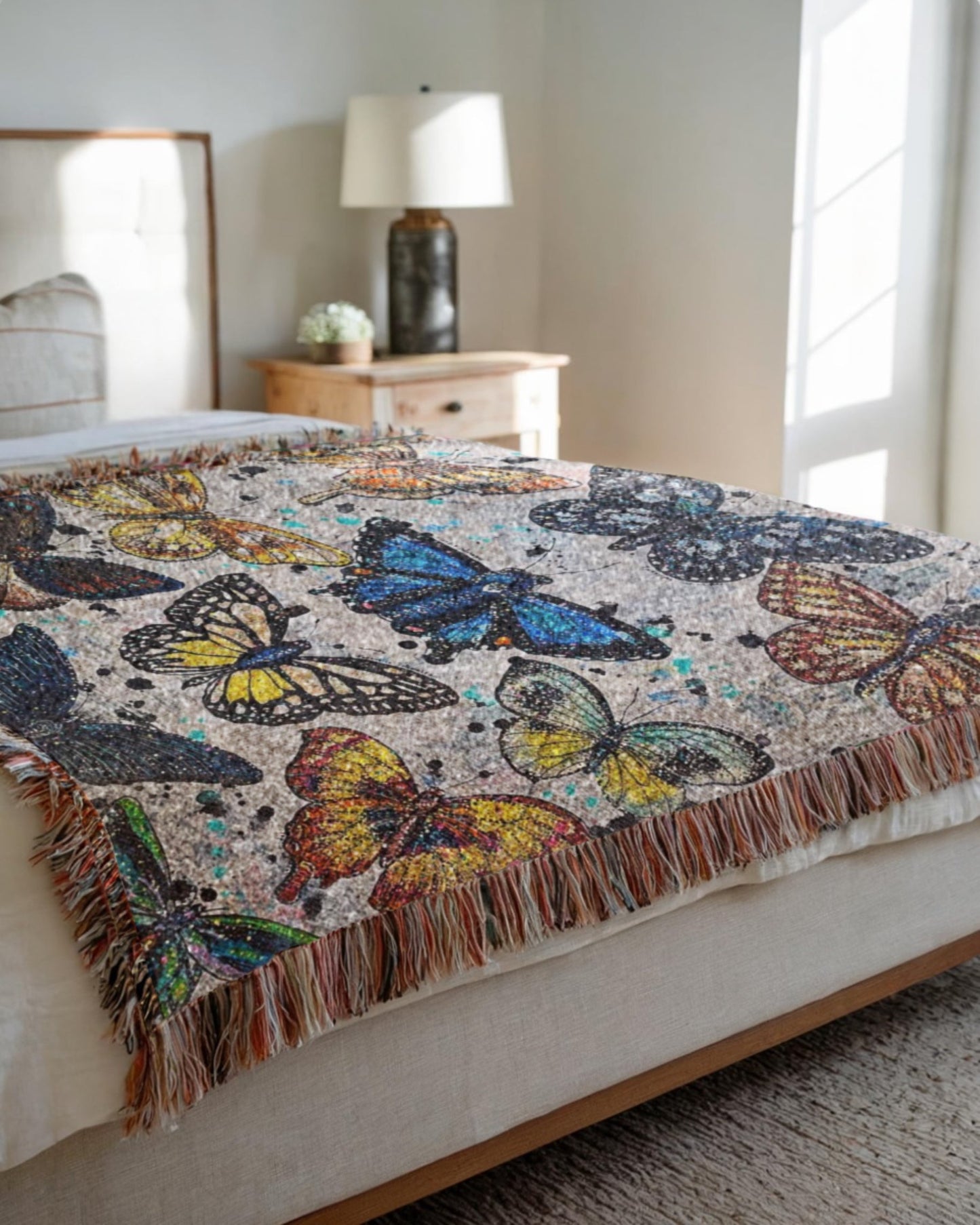 Cascades Woven Blanket Tapestry