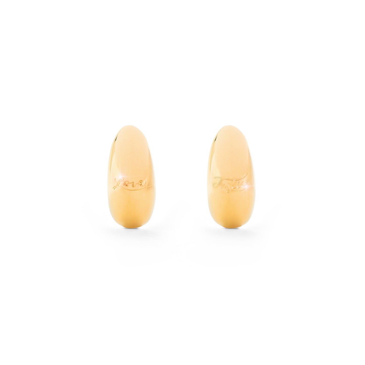Love & Justice Half Hoop Earrings