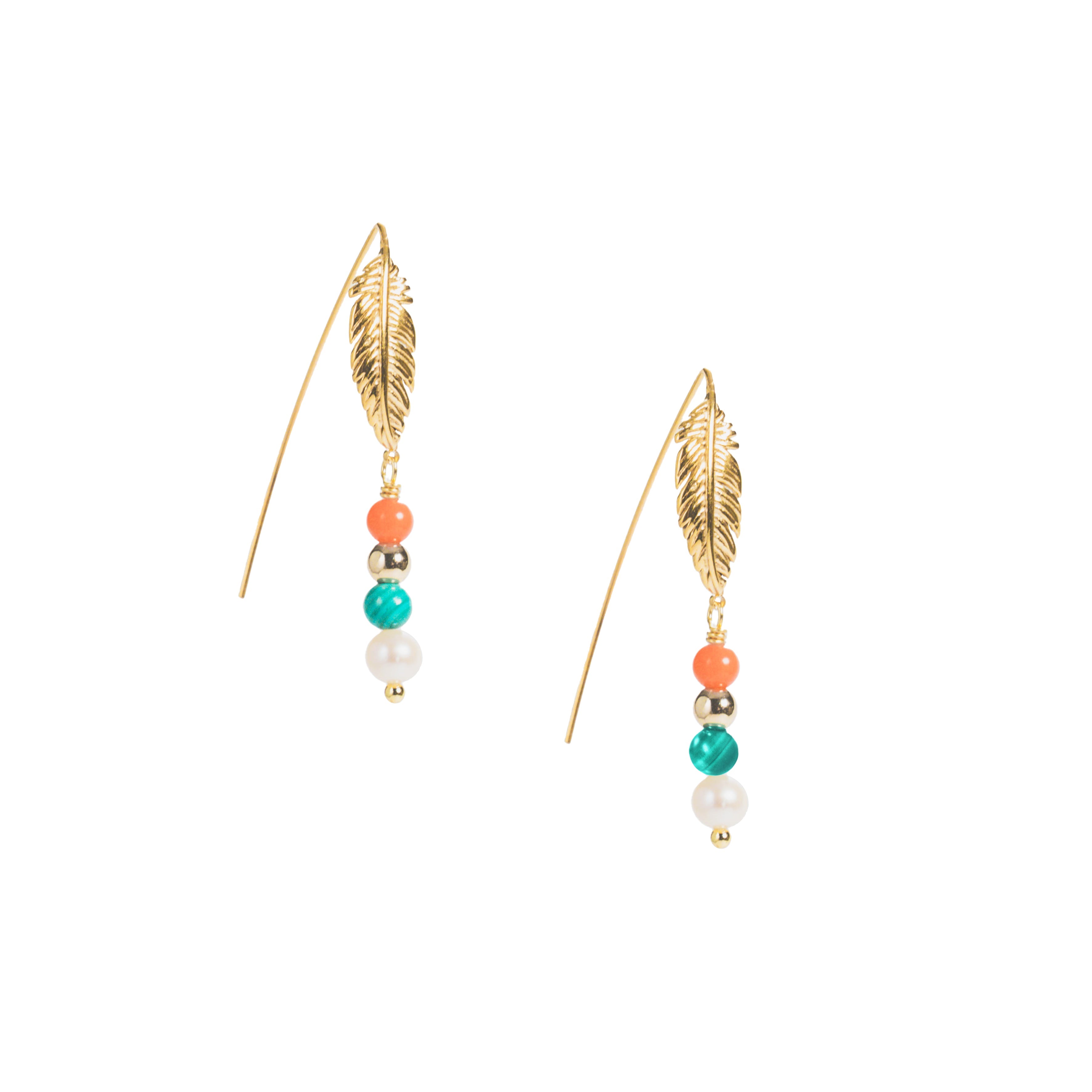 Song of Celebration Threader Earring - Gold