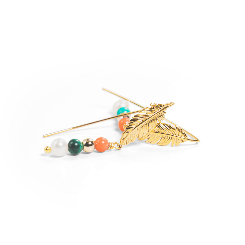 Song of Celebration Threader Earring - Gold