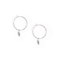 Song of Celebration Hoop Earring - Silver