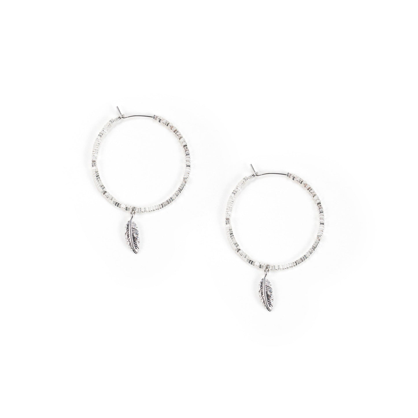 Song of Celebration Hoop Earring - Silver