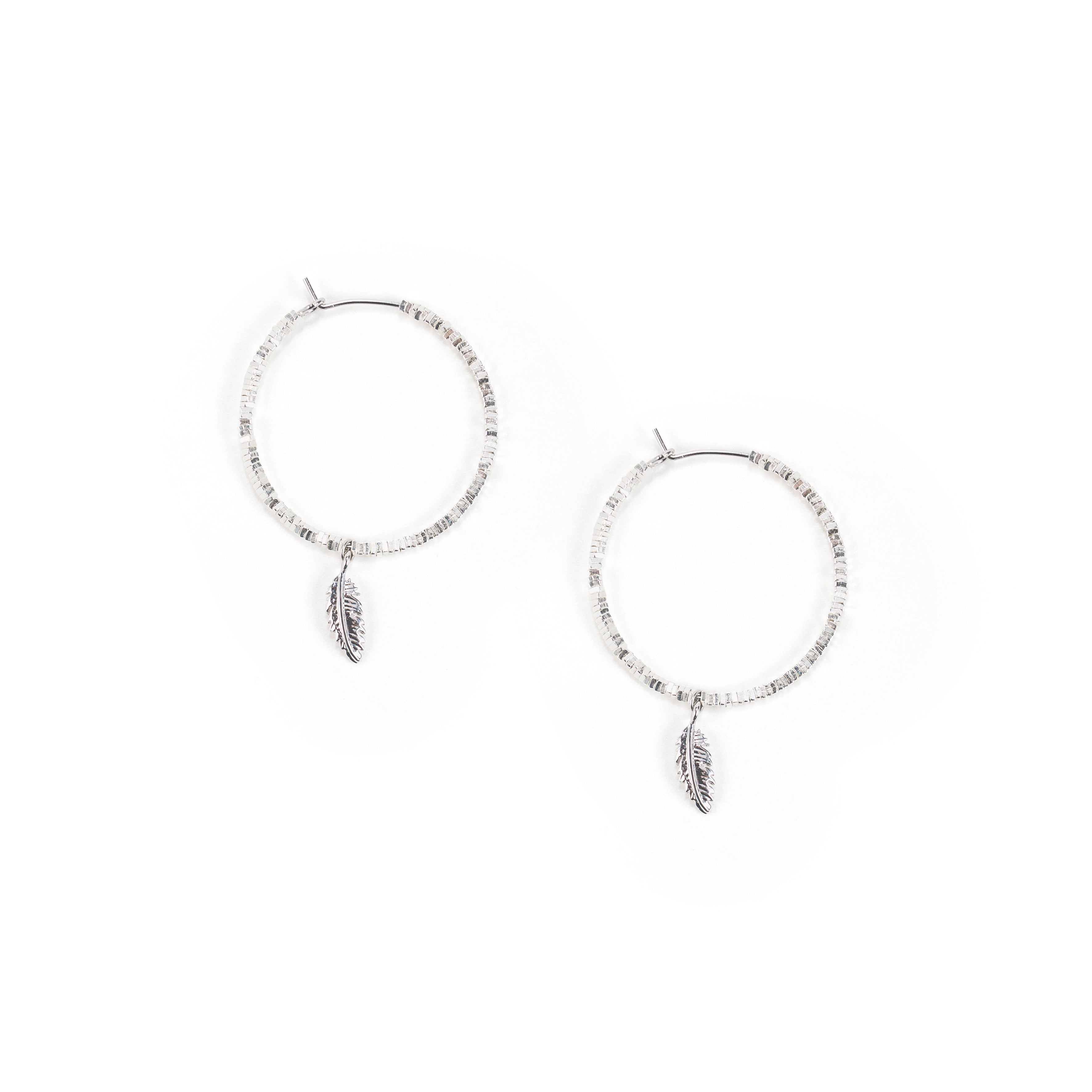 Song of Celebration Hoop Earring - Silver