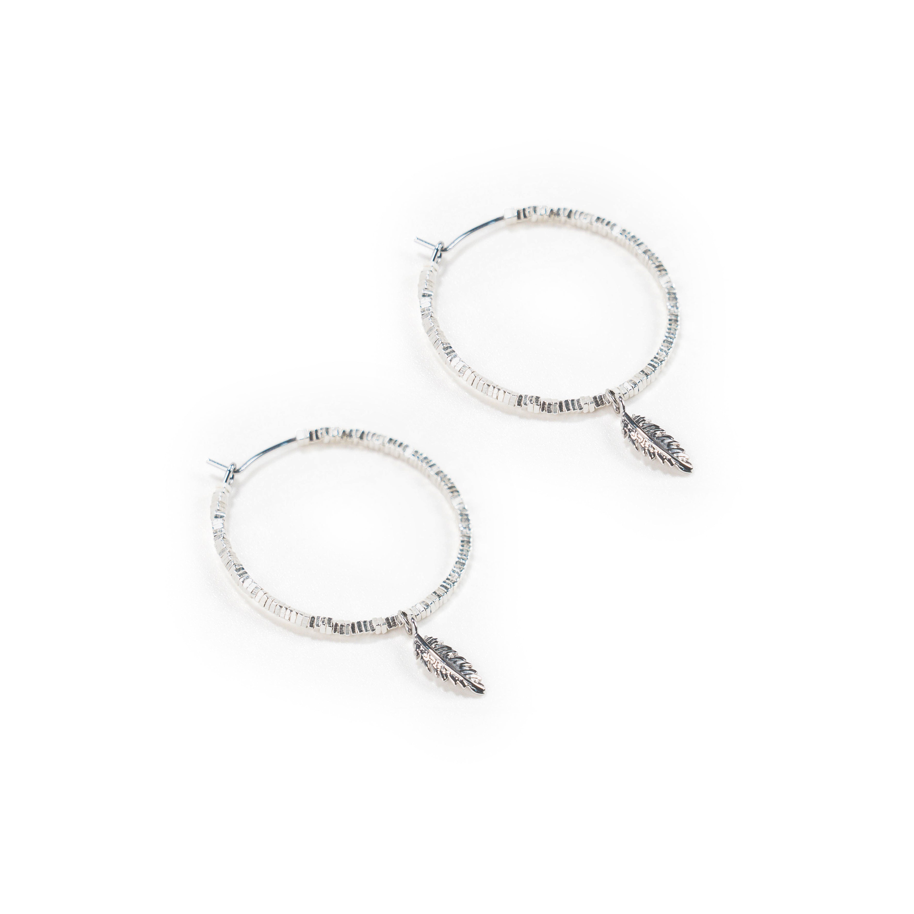 Song of Celebration Hoop Earring - Silver