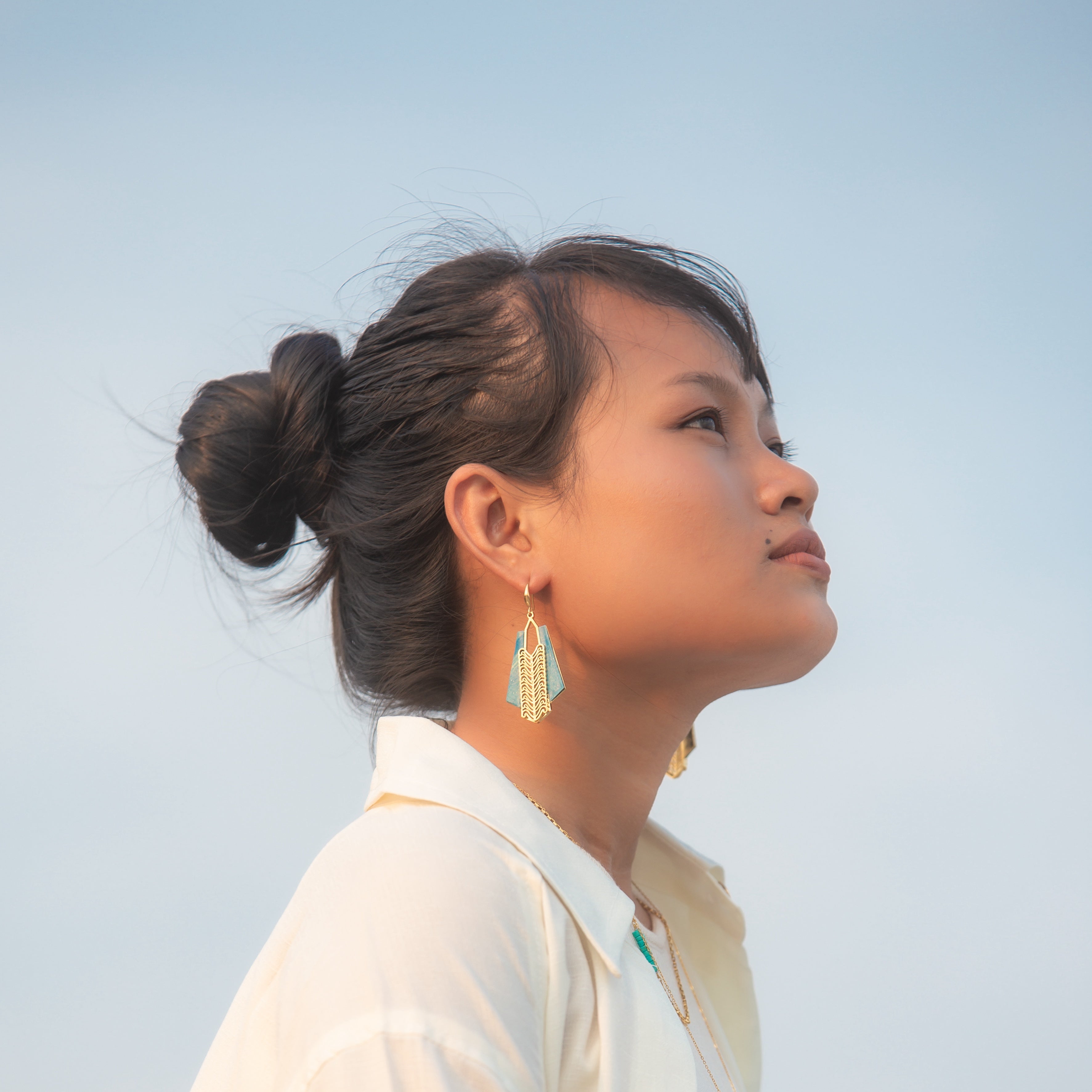 Parting Waters Hook Earrings