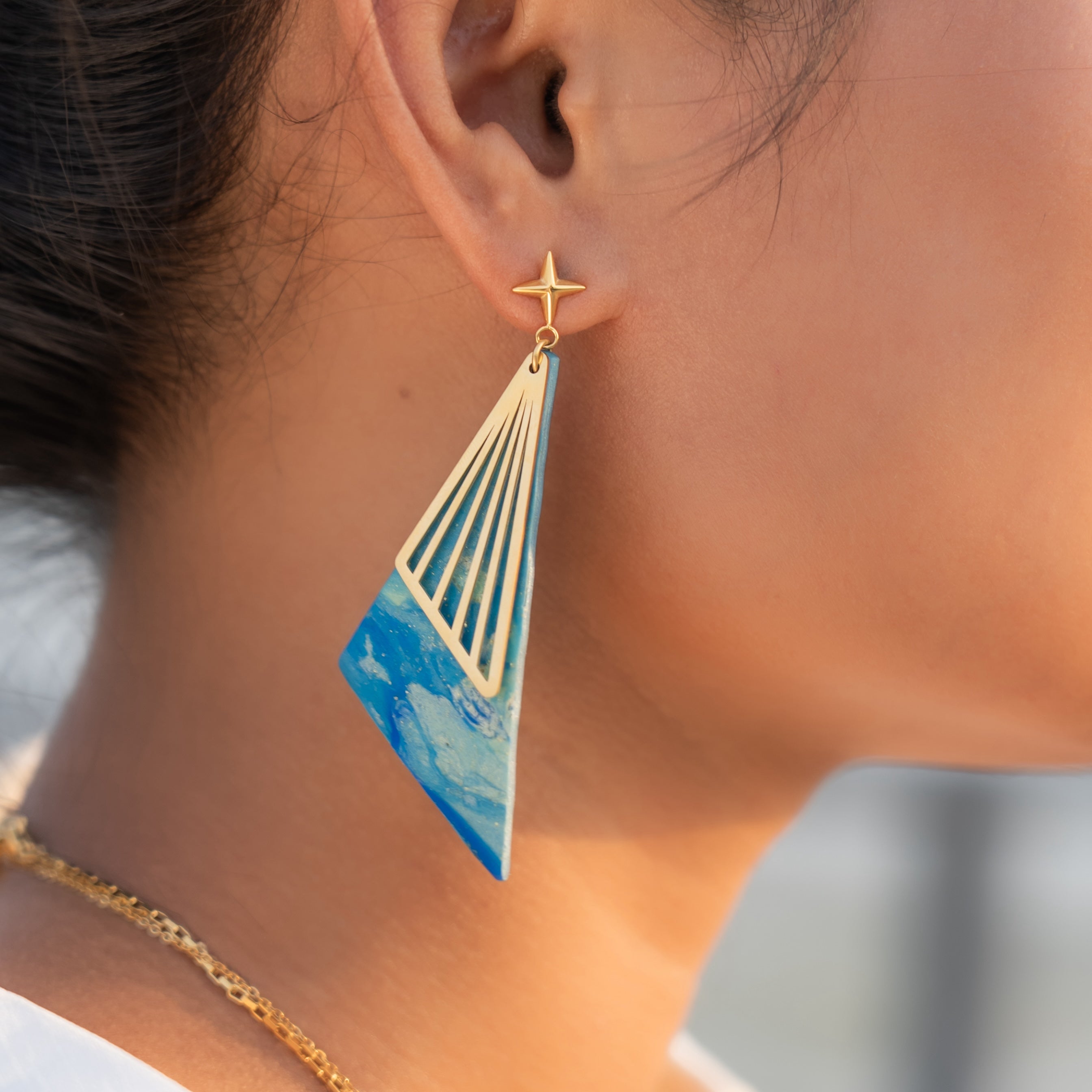 Parting Waters Drop Earrings