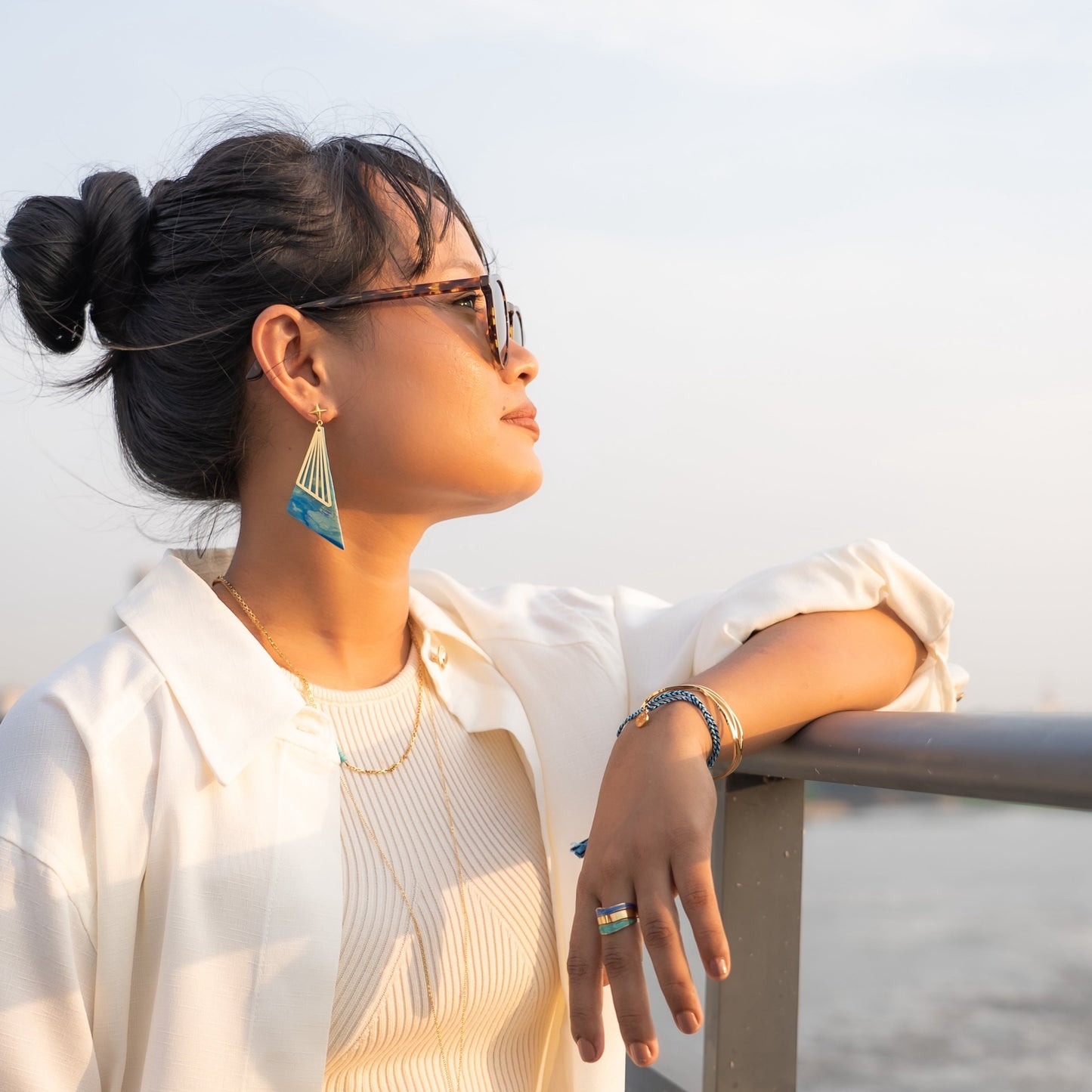 Parting Waters Drop Earrings