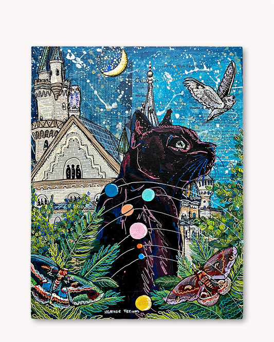 Jupiter Castle Cat Print