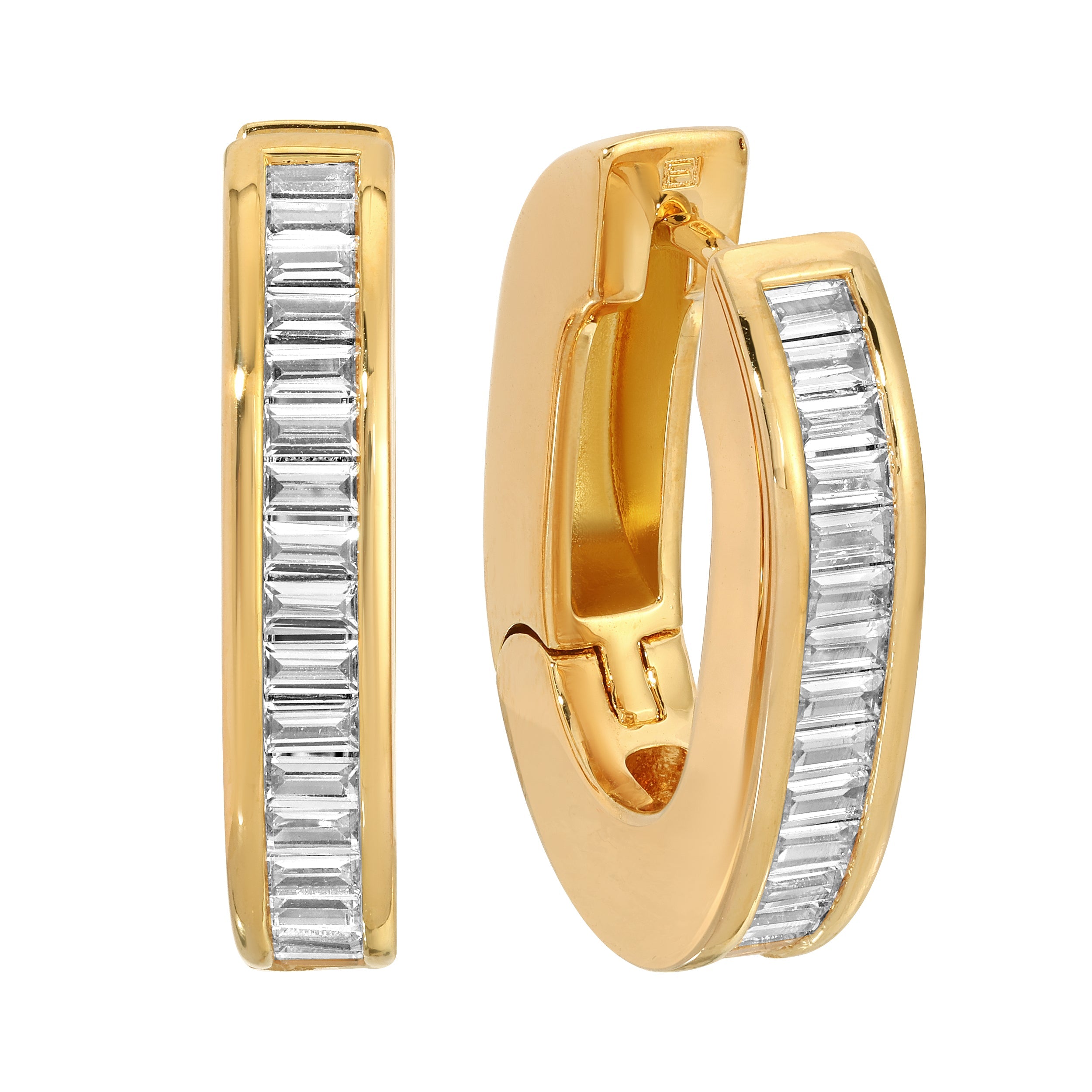 The Deco Hoops - Gold Grande