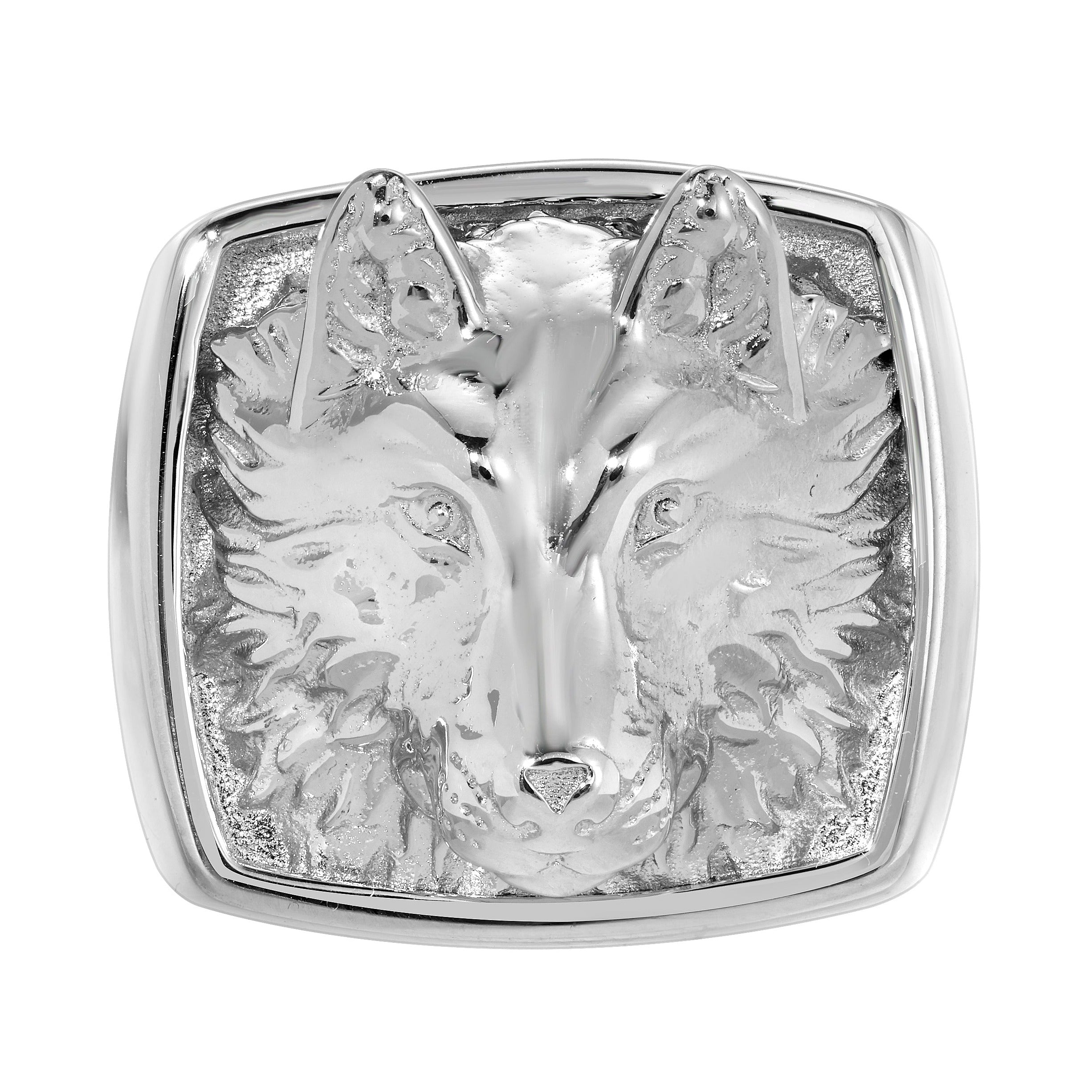 Lone Wolf Ring - Sterling Silver