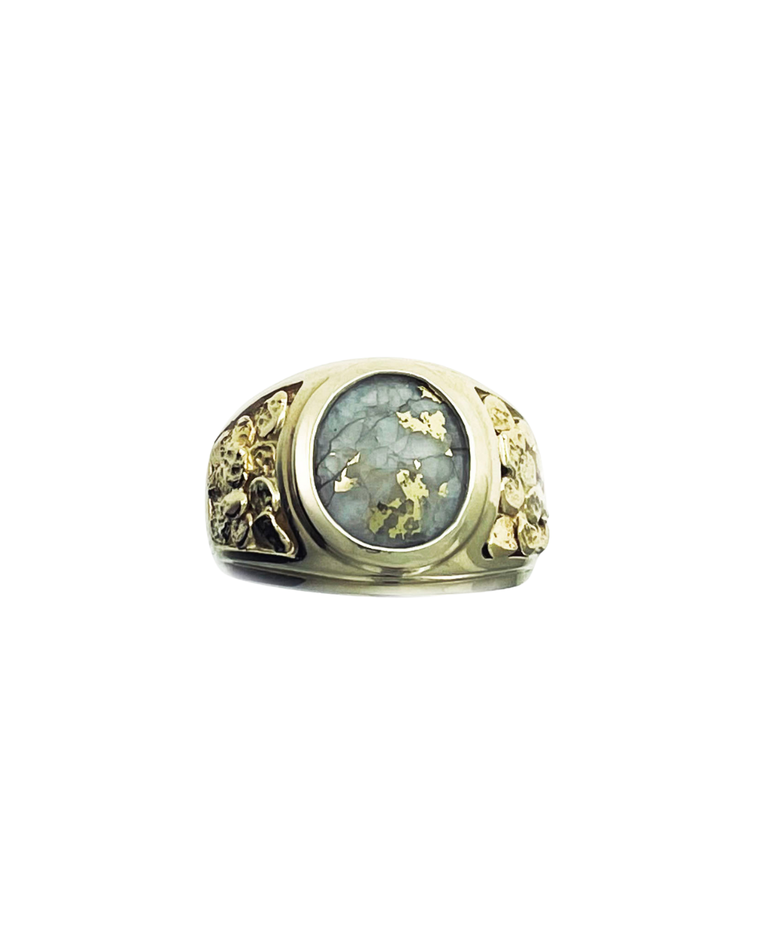 GOLD QUARTZ RING