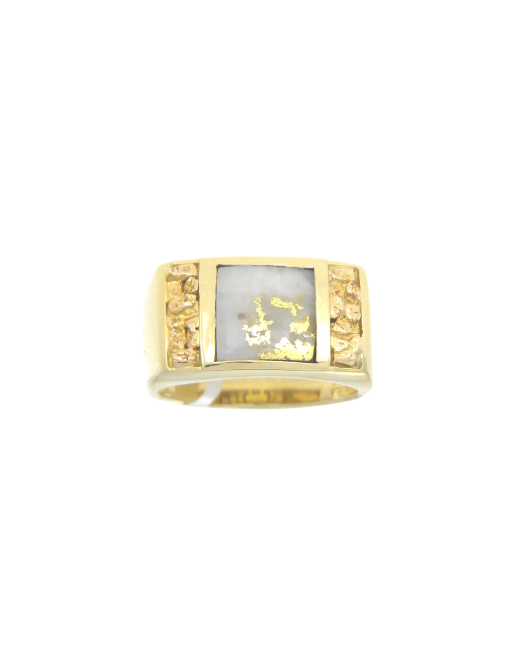 GOLD QUARTZ RING