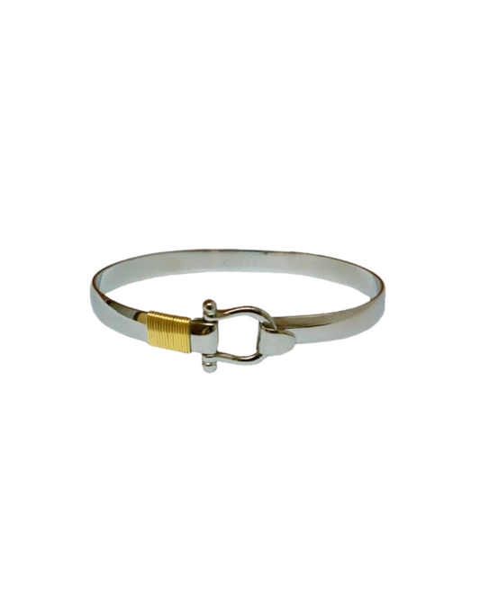 7mm 8.5” Gold Color Ti Wrap Titanium Shackle