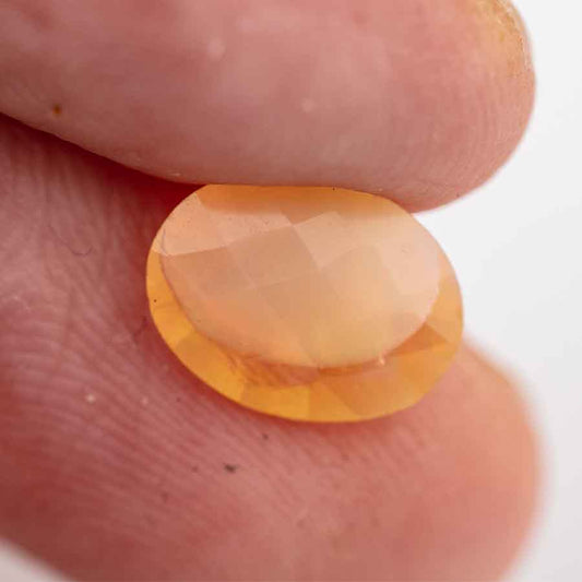 Natural Oval Cut Mexican Fire Opal