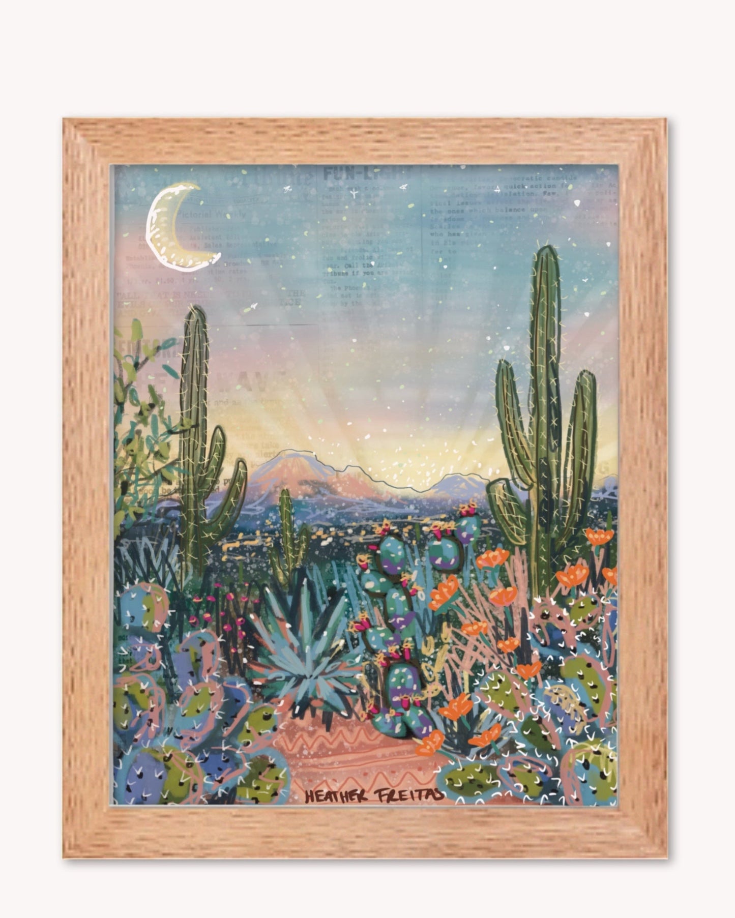 Sun Beams Print