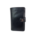 Chanel Caviar Timeless CC Zippered Pocket Black Wallet