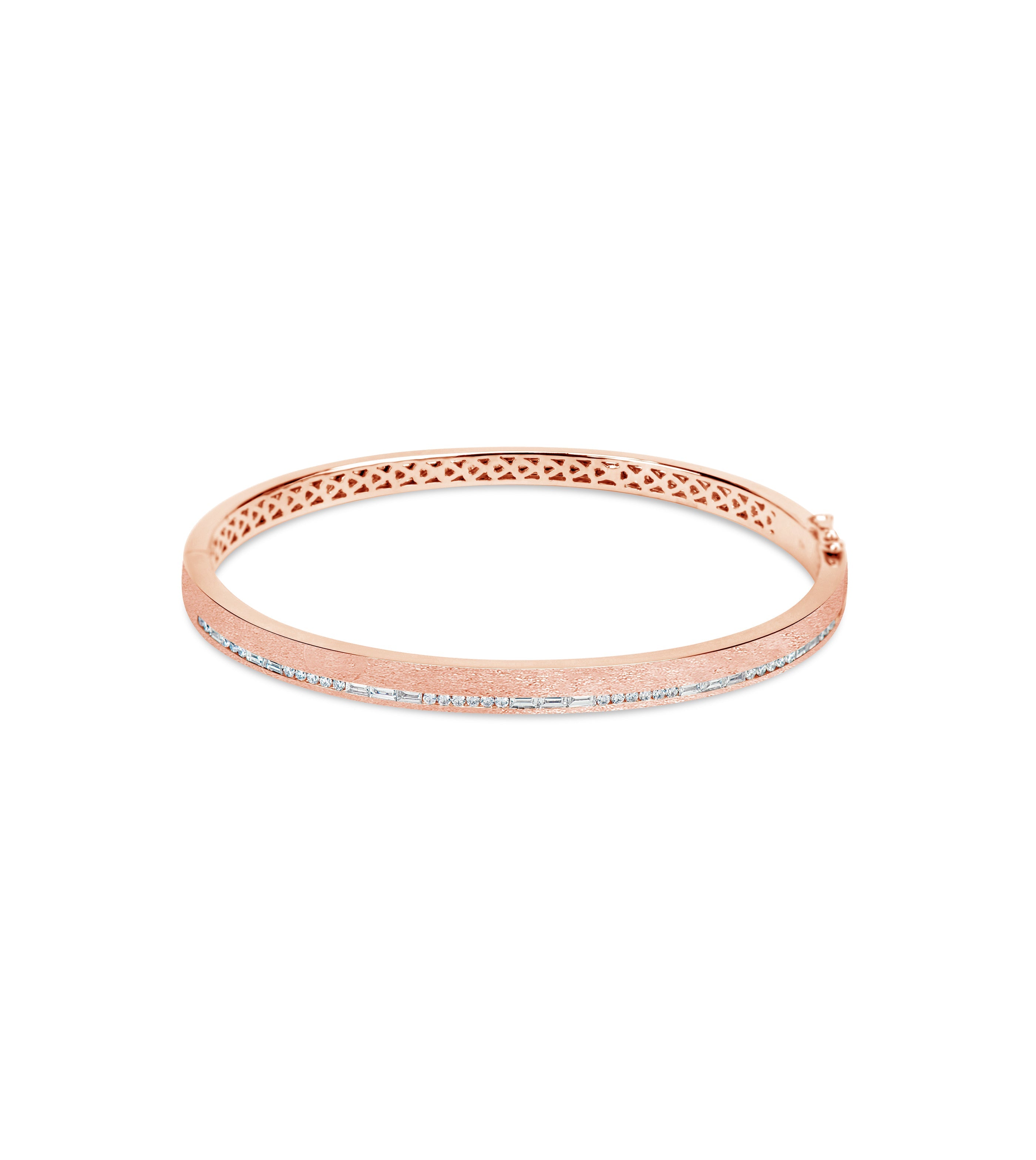 Diamond Channel Bangle