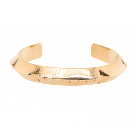 Grande Brass Helena Cuff Bracelet