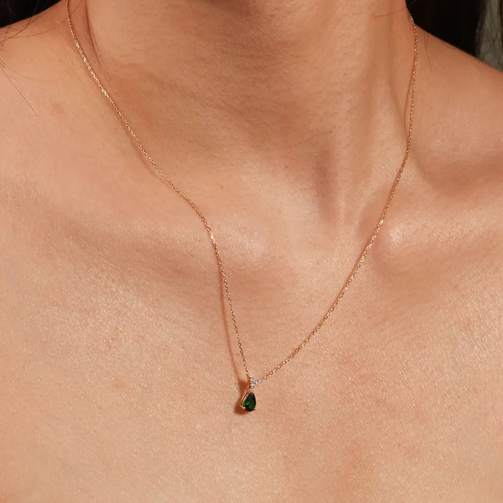 Jardin Vert Tsavorite & Diamond Pendant