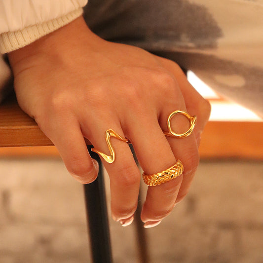 CHARM KLEOPATRA GOLD RING
