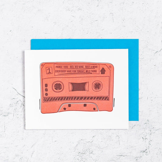 Mix Tape Birthday Card Box Set of 10