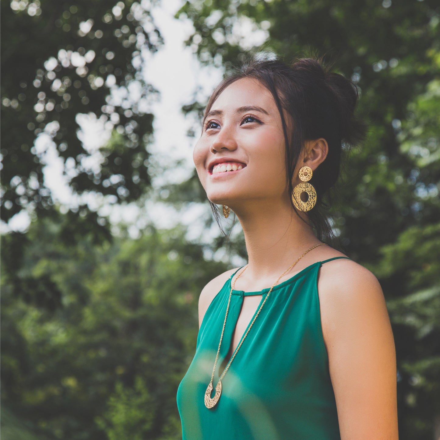 I Am Brave Drop Earrings