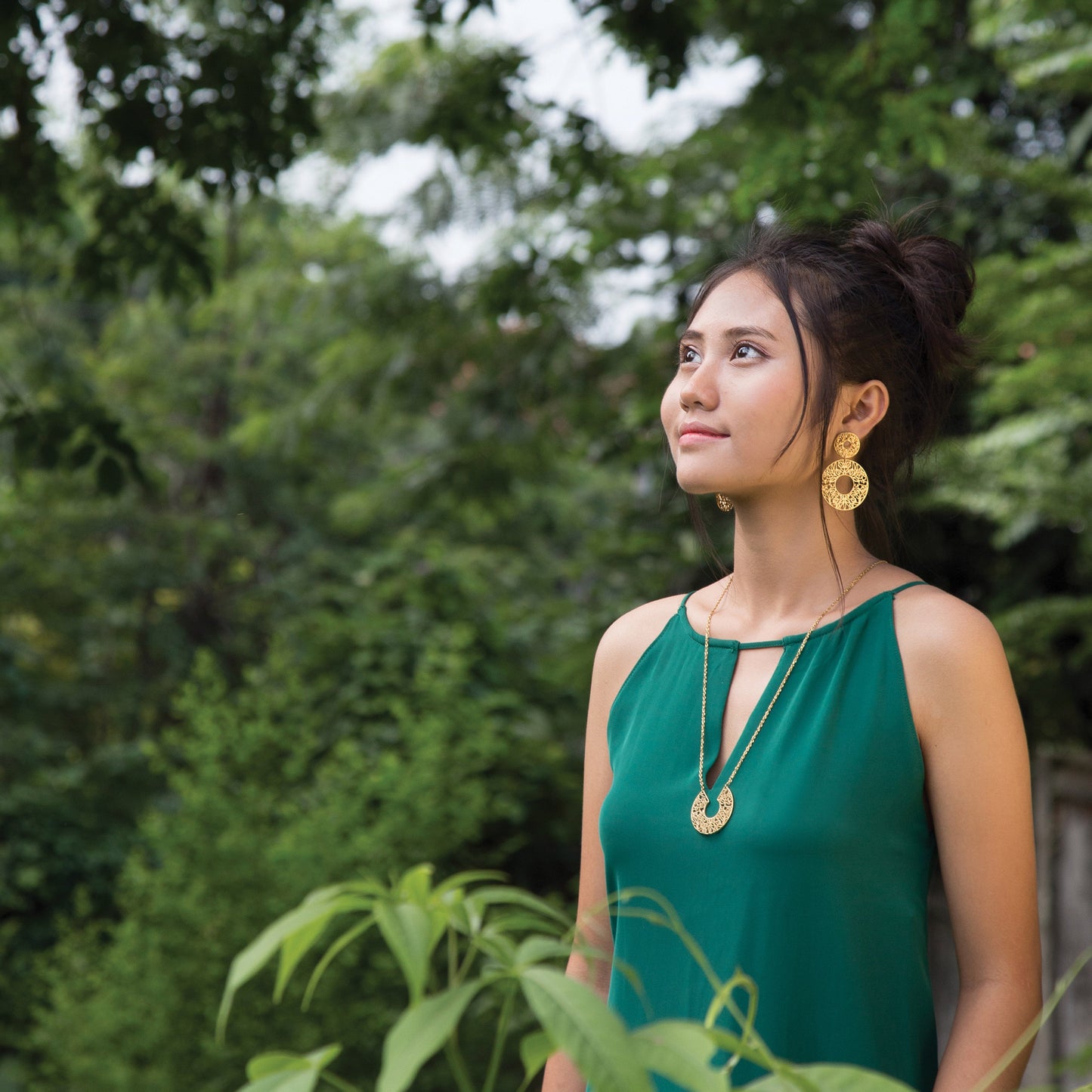 I Am Brave Drop Earrings