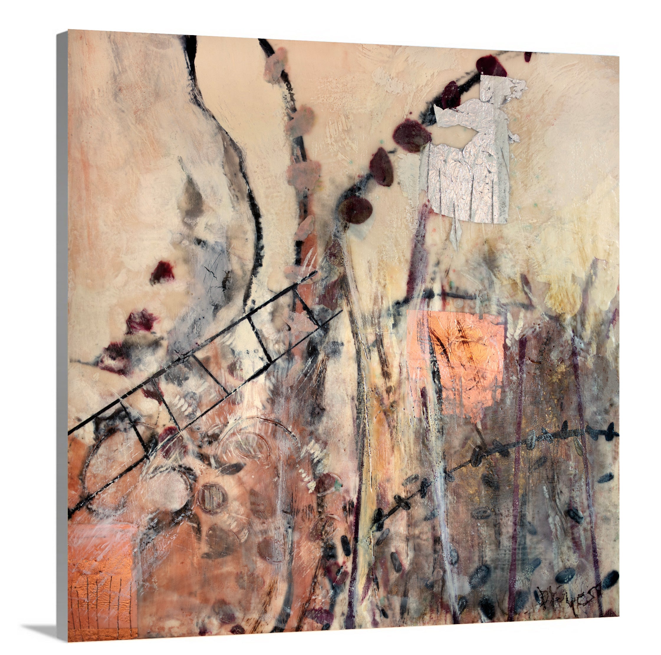 Honey Bee Garden - Open Edition Canvas Print