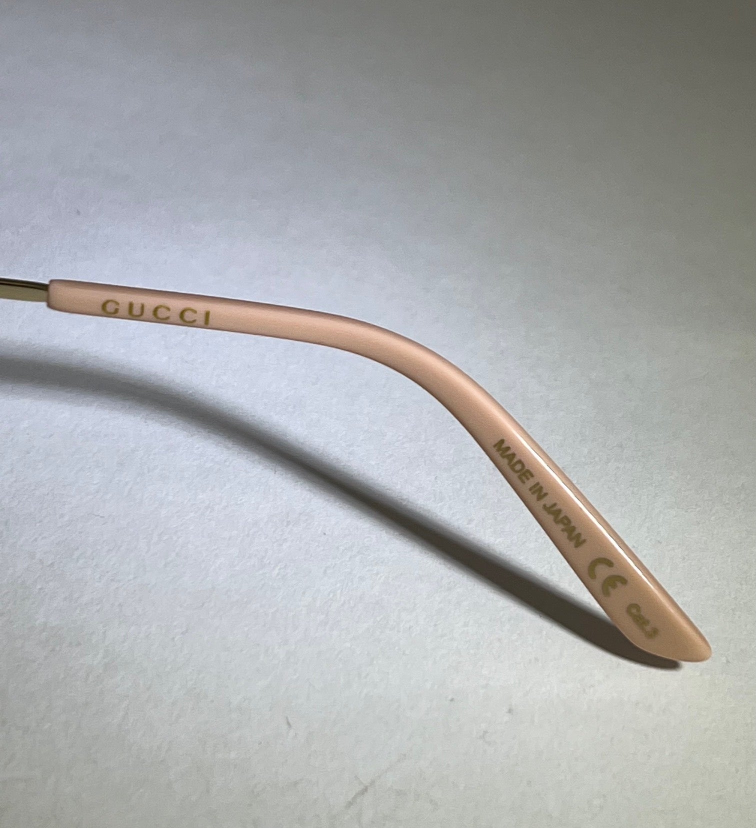 Gucci Flip-Up Sunglasses Rectangle Red Gold frames GG0363S 002 56