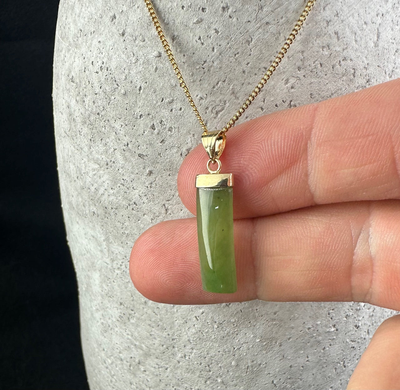 Vintage Rectangle Drop Pendant, 30mm
