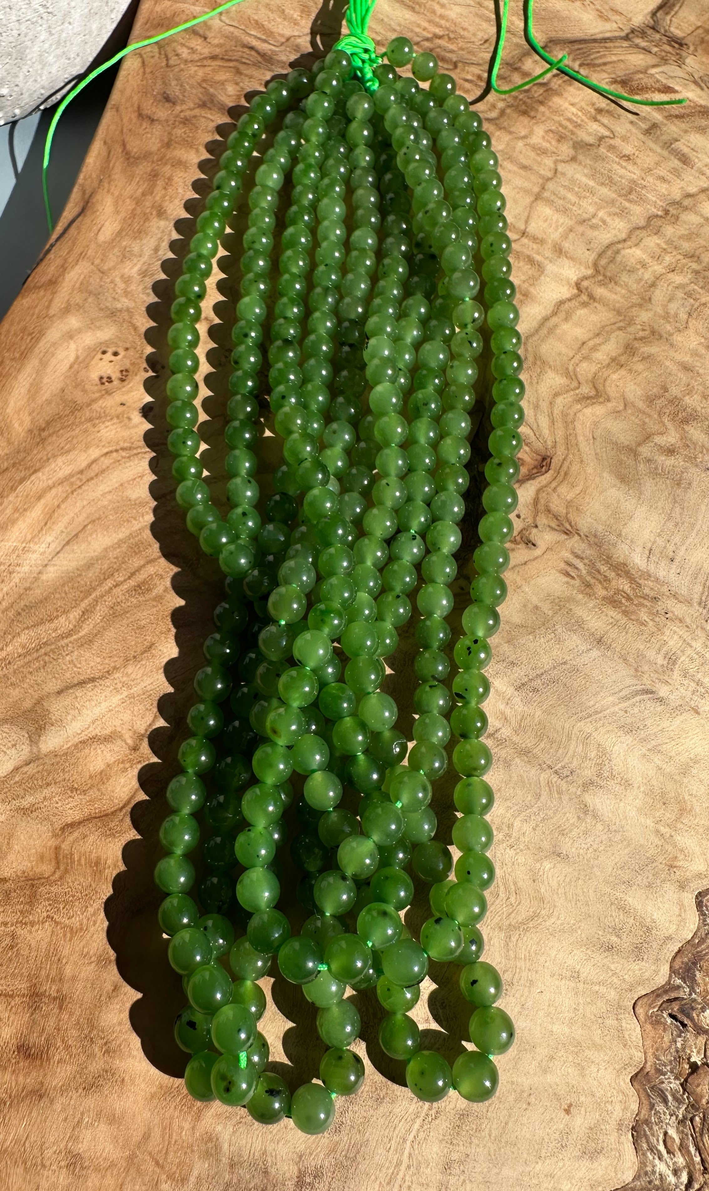 6mm Unstrung Beads, 16"