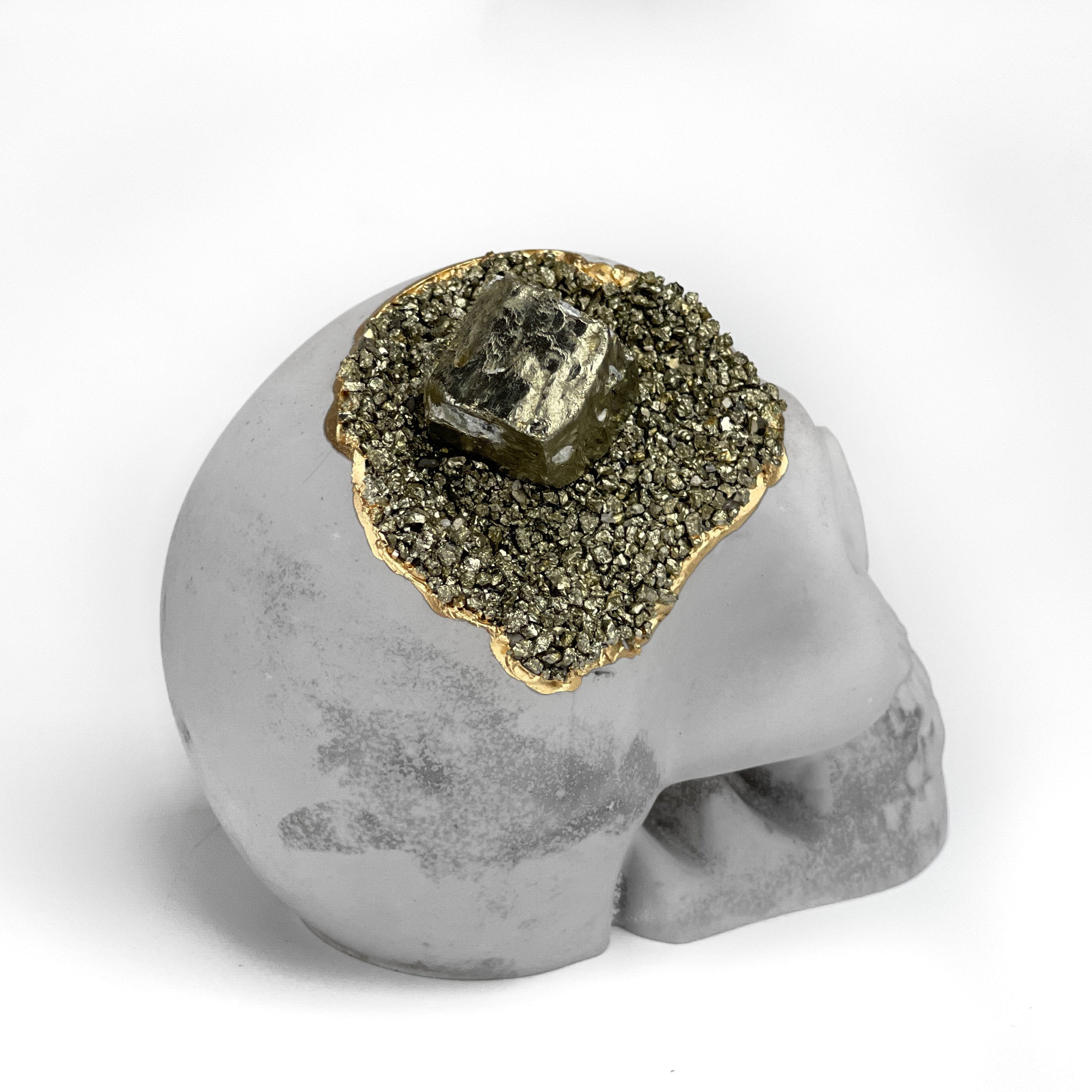 Pyrite Skull Head