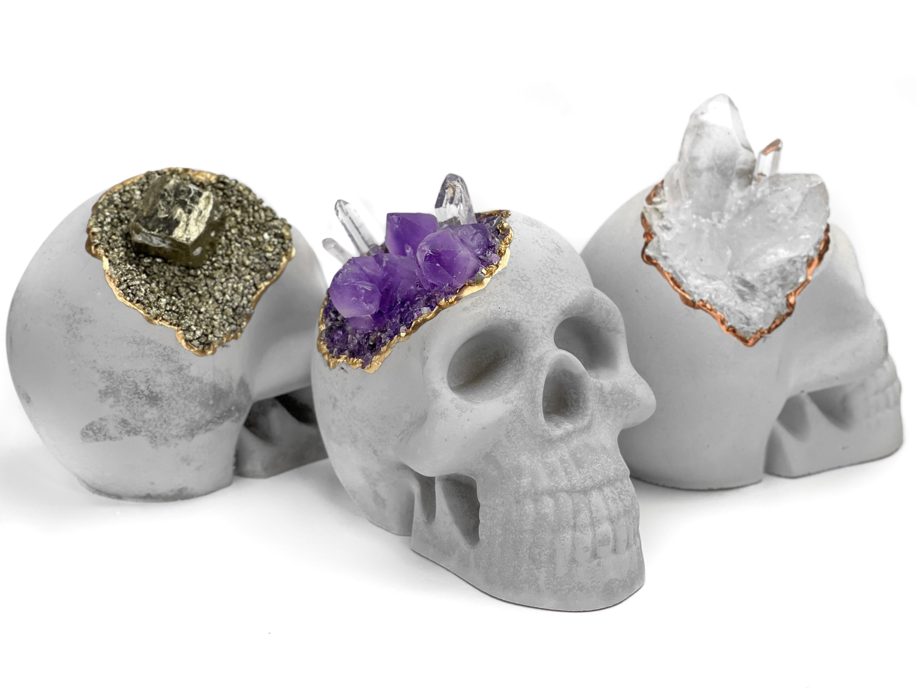 Amethyst Skull Head
