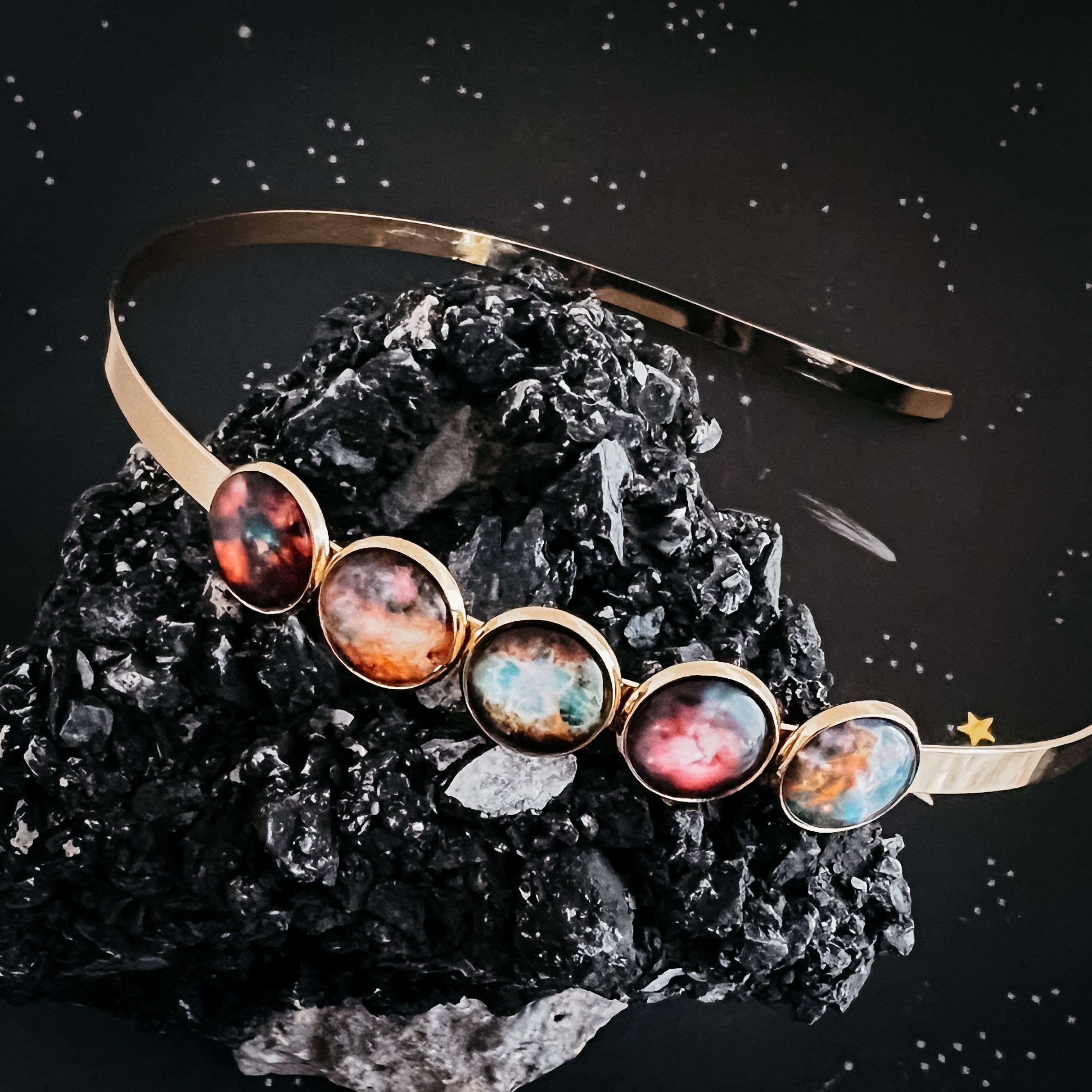 Nebula Rainbow Headband